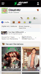 Mobile Screenshot of cloud-mu.deviantart.com