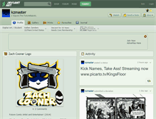 Tablet Screenshot of kzmaster.deviantart.com