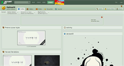 Desktop Screenshot of helmern.deviantart.com