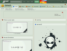 Tablet Screenshot of helmern.deviantart.com