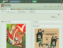 Tablet Screenshot of polyverse.deviantart.com