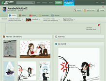 Tablet Screenshot of annabellevolturic.deviantart.com