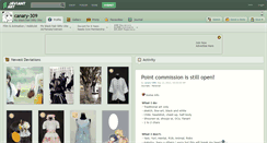 Desktop Screenshot of canary-309.deviantart.com