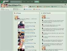 Tablet Screenshot of nina-williams-fc.deviantart.com