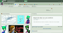 Desktop Screenshot of lilithehedgehogcute.deviantart.com