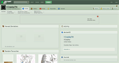 Desktop Screenshot of i-cosplaytm.deviantart.com