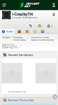 Mobile Screenshot of i-cosplaytm.deviantart.com