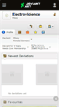 Mobile Screenshot of electroviolence.deviantart.com