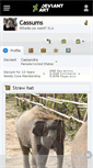 Mobile Screenshot of cassums.deviantart.com
