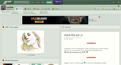 Desktop Screenshot of luwine.deviantart.com