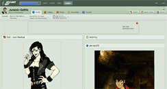 Desktop Screenshot of jurassic-gothic.deviantart.com