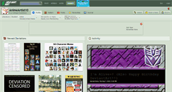 Desktop Screenshot of animeartist10.deviantart.com