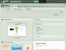Tablet Screenshot of efanov.deviantart.com