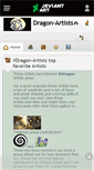 Mobile Screenshot of dragon-artists.deviantart.com