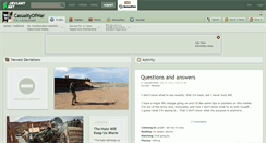 Desktop Screenshot of casualtyofwar.deviantart.com