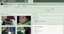 Desktop Screenshot of dposeur.deviantart.com
