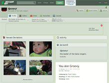 Tablet Screenshot of dposeur.deviantart.com