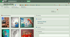 Desktop Screenshot of kayti-the-artfreak.deviantart.com