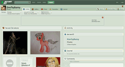 Desktop Screenshot of emotoybunny.deviantart.com