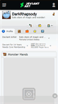 Mobile Screenshot of darkrhapsody.deviantart.com