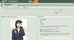 Desktop Screenshot of hellozombie.deviantart.com