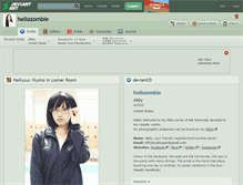 Tablet Screenshot of hellozombie.deviantart.com
