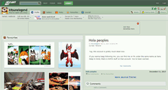 Desktop Screenshot of kitsunelegend.deviantart.com