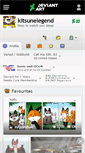 Mobile Screenshot of kitsunelegend.deviantart.com