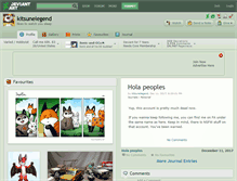 Tablet Screenshot of kitsunelegend.deviantart.com