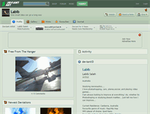 Tablet Screenshot of labib.deviantart.com