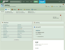 Tablet Screenshot of amirun.deviantart.com