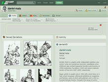 Tablet Screenshot of daniel-maia.deviantart.com