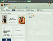 Tablet Screenshot of jazz316.deviantart.com