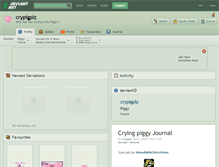 Tablet Screenshot of crypigplz.deviantart.com