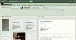 Desktop Screenshot of karabone-14.deviantart.com