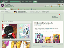 Tablet Screenshot of mariahacorn.deviantart.com