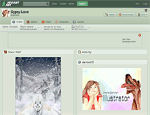 Tablet Screenshot of gypsy-love.deviantart.com