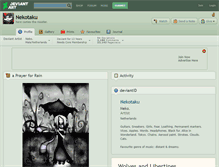 Tablet Screenshot of nekotaku.deviantart.com