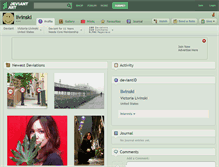 Tablet Screenshot of livinski.deviantart.com