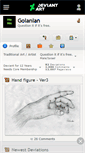 Mobile Screenshot of golanlan.deviantart.com