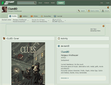 Tablet Screenshot of cluesbd.deviantart.com