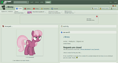 Desktop Screenshot of j-brony.deviantart.com