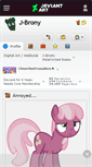 Mobile Screenshot of j-brony.deviantart.com