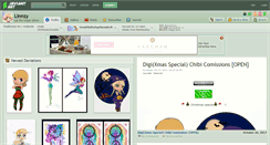Desktop Screenshot of linnzy.deviantart.com
