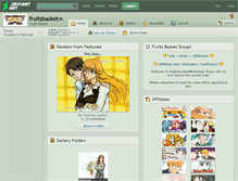 Tablet Screenshot of fruitsbasket.deviantart.com