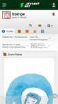Mobile Screenshot of iron-pe.deviantart.com