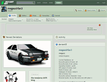 Tablet Screenshot of megasxlrfan3.deviantart.com