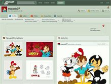 Tablet Screenshot of macook07.deviantart.com