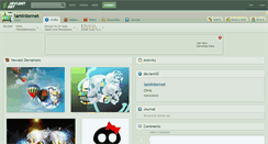 Desktop Screenshot of iaminternet.deviantart.com