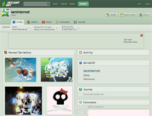 Tablet Screenshot of iaminternet.deviantart.com